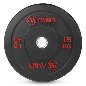 Δίσκος AMILA Black R Bumper Slim 50mm 15Kg