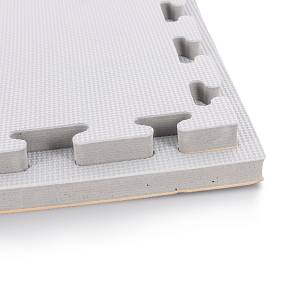 Δάπεδο Προστασίας Puzzle EVA 100x100x2 cm – Ξύλο / Γκρι