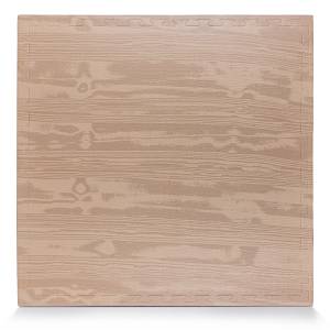 Δάπεδο Προστασίας Puzzle EVA 100x100x2,5 cm – Ξύλο / Μαύρο