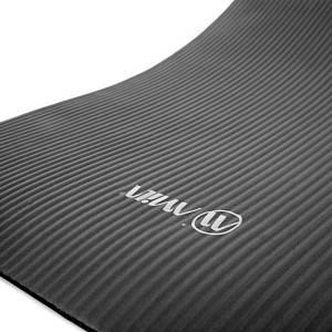 Στρώμα Γυμναστικής Plura NBR 100kg 183x60x1,5cm - Μαύρο