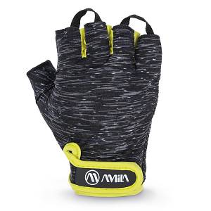 Γάντια Άρσης Βαρών PE Lycra L – Μαύρο / Κίτρινο
