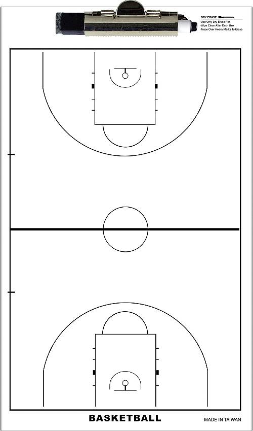 Ταμπλό Προπονητή Basket Διπλής Όψης