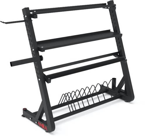 Αποθηκευτικό Rack Δισκών Αλτήρων Kettlebell Λαστίχων