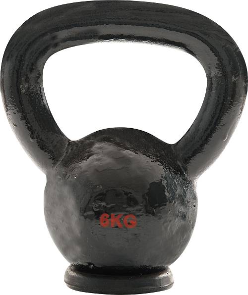 AMILA Kettlebell Cast Iron Rubber Base 6Kg