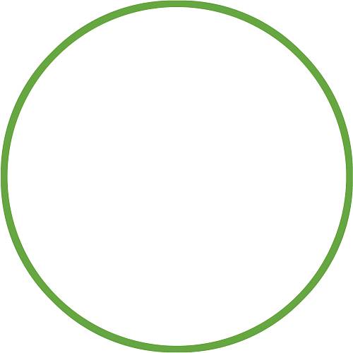 Χούλα-Χουπ 70cm - Φ19mm - 175gr, Πράσινο