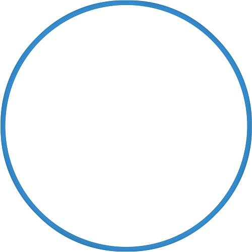 Χούλα-Χουπ 76cm - Φ18mm - 185gr, Μπλε