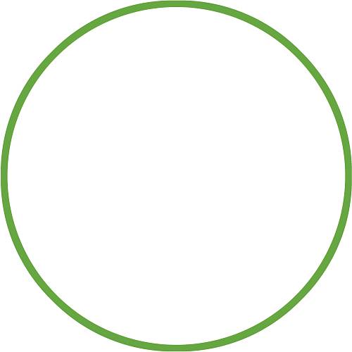 Χούλα-Χουπ 76cm - Φ18mm - 185gr, Πράσινο