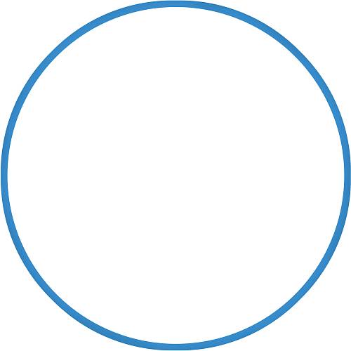 Χούλα-Χουπ 60cm - Φ18mm - 155gr, Μπλε
