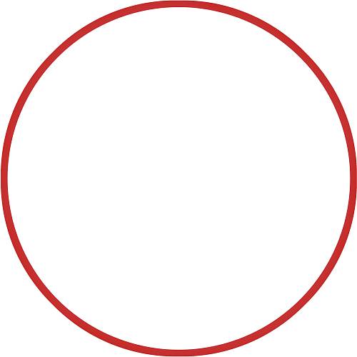 Χούλα-Χουπ 60cm - Φ18mm - 155gr, Κόκκινο