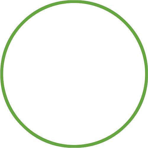 Χούλα-Χουπ 60cm - Φ18mm - 155gr, Πράσινο