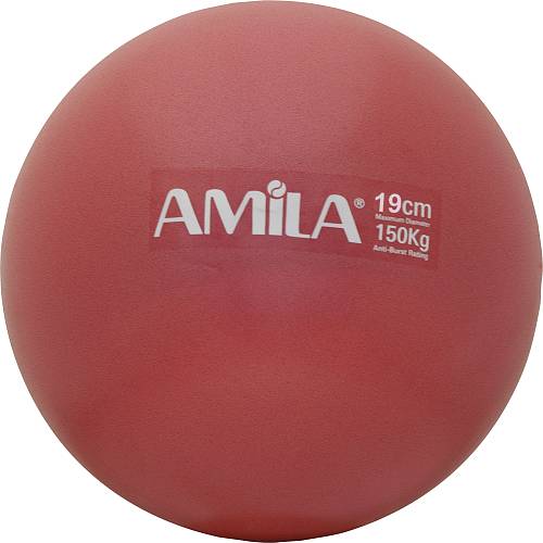 Μπάλα Γυμναστικής AMILA Pilates Ball 19cm Κόκκινη Bulk