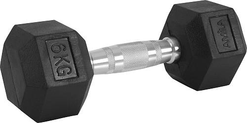 Αλτήρας Εξάγωνος Rubber Cover Class A - 6,0Kg