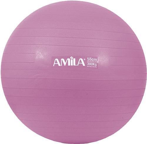 Μπάλα Γυμναστικής AMILA GYMBALL 55cm Ροζ