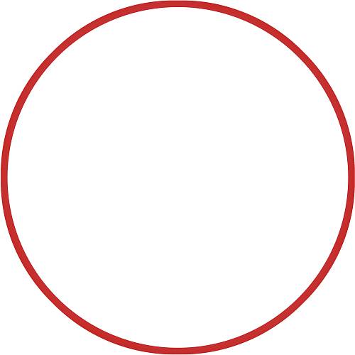 Χούλα-Χουπ HQ 60cm - Φ19mm - 230gr, Κόκκινο