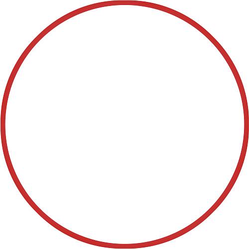 Χούλα-Χουπ HQ 70cm - Φ19mm - 280gr, Κόκκινο