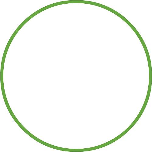 Χούλα-Χουπ HQ 70cm - Φ19mm - 280gr, Πράσινο