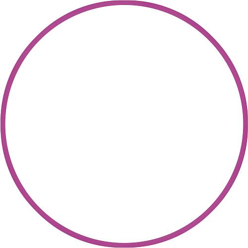 Χούλα Χουπ HQ 80cm - Φ19mm - 330gr, Φούξια