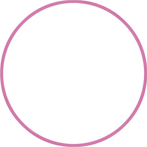 Χούλα Χουπ HQ 80cm - Φ19mm - 330gr, Ροζ