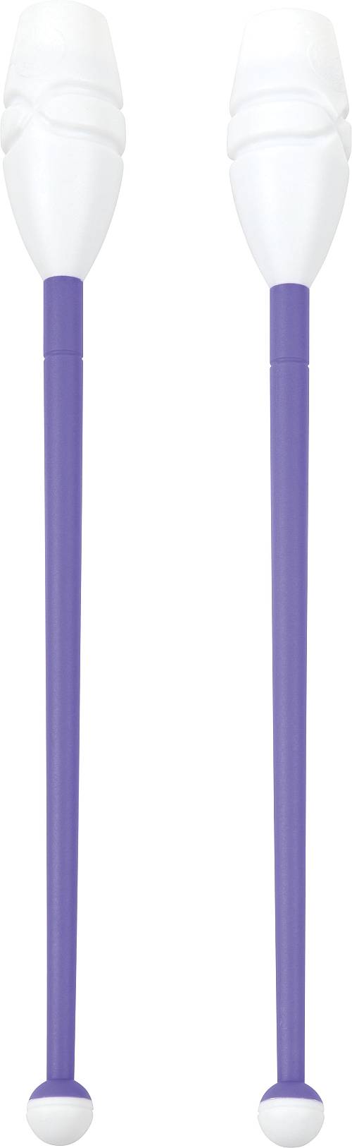 Κορίνες Ρυθμικής Γυμναστικής 45cm Μαλακές, Μωβ/Λευκό