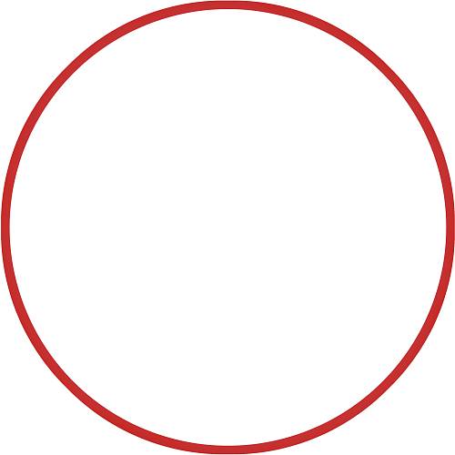 Χούλα-Χουπ 70cm - Φ19mm - 260gr, Κόκκινο
