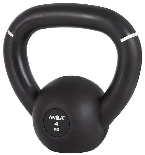 AMILA Kettlebell Original Rubber 4Kg