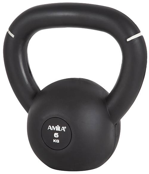 AMILA Kettlebell Original Rubber 6Kg