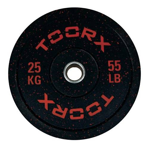 Ολυμπιακός Δίσκος Bumper Crumb 25kg 45cm Toorx