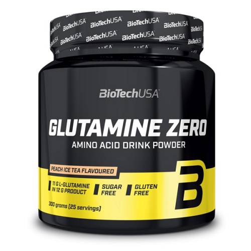 BioTech USA Glutamine Zero 300g Peach Ice Tea