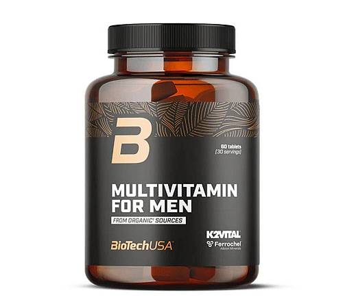 BioTech Usa Multivitamin For Men From Organic Sources (60 Tabs)