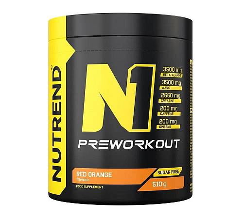 Nutrend N1 Pre-Workout (510 gr) Red Orange