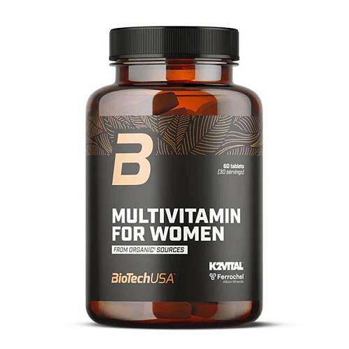 BioTech Usa Multivitamin For Women From Organic Sources (60 Tabs)