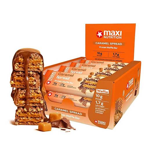 MAXI NUTRITION CRISPY WAFFLE PROTEIN BAR (12 x 39g)