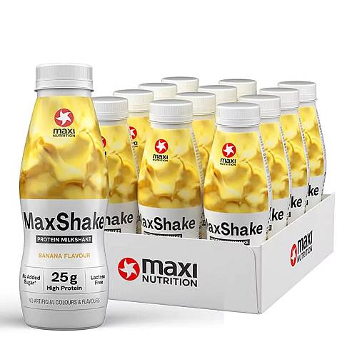 Maxi Nutrition MaxShake Protein Milkshake Lactose-Free (12 x 330 ml)