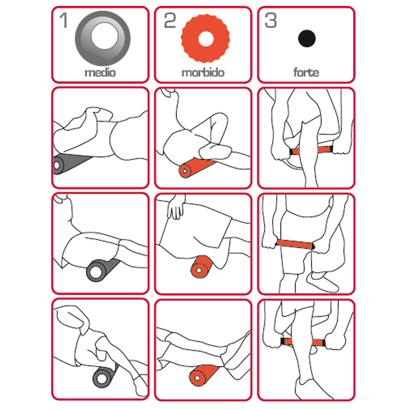 Foam Roller 3 σε 1 AHF-091 Toorx