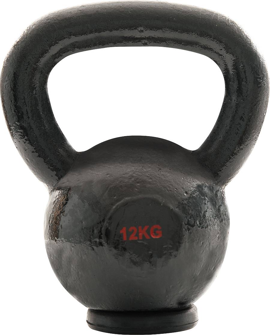AMILA Kettlebell Cast Iron Rubber Base 12Kg