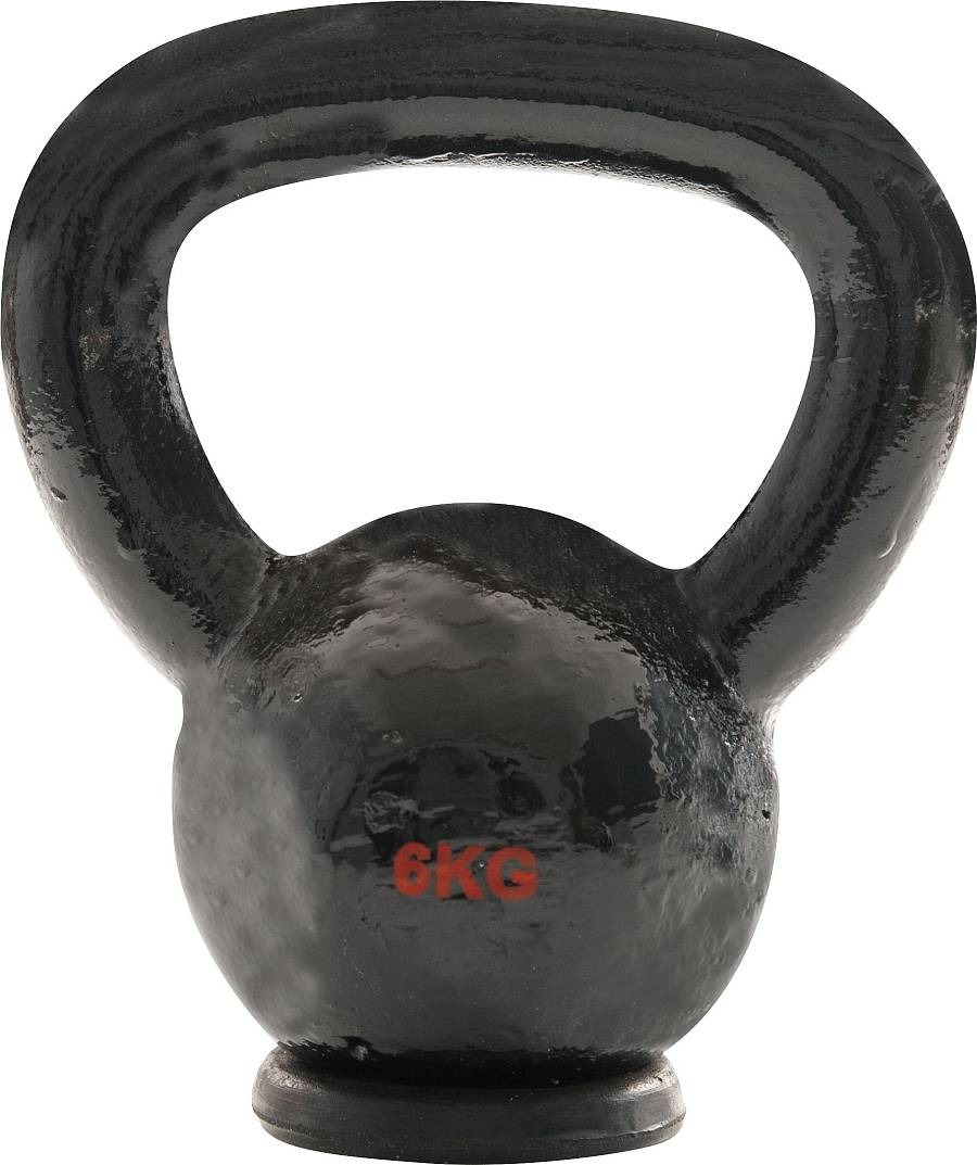 AMILA Kettlebell Cast Iron Rubber Base 6Kg