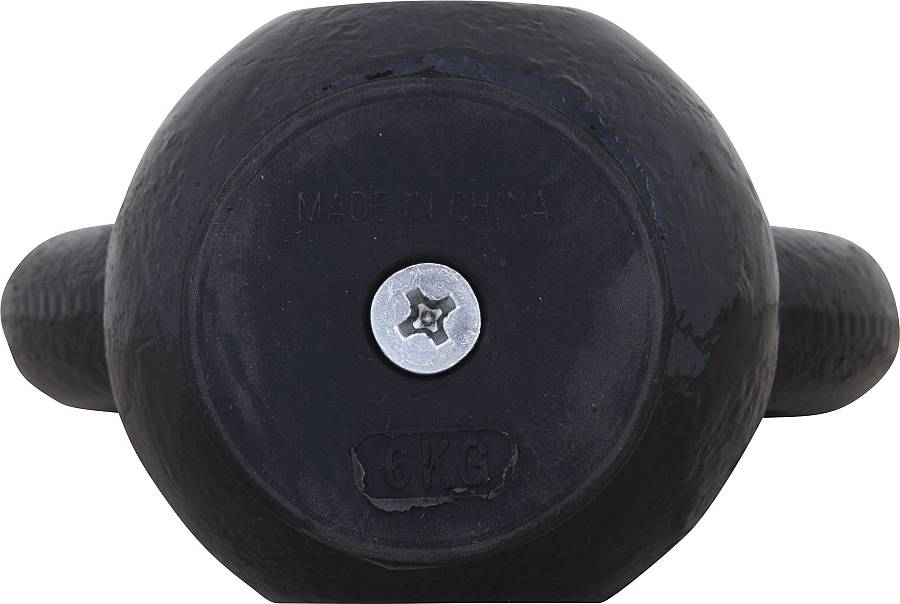 AMILA Kettlebell Cast Iron Rubber Base 6Kg