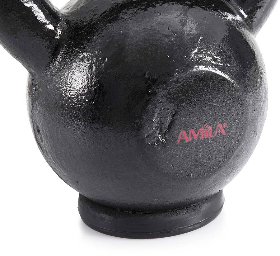 AMILA Kettlebell Cast Iron Rubber Base 10Kg