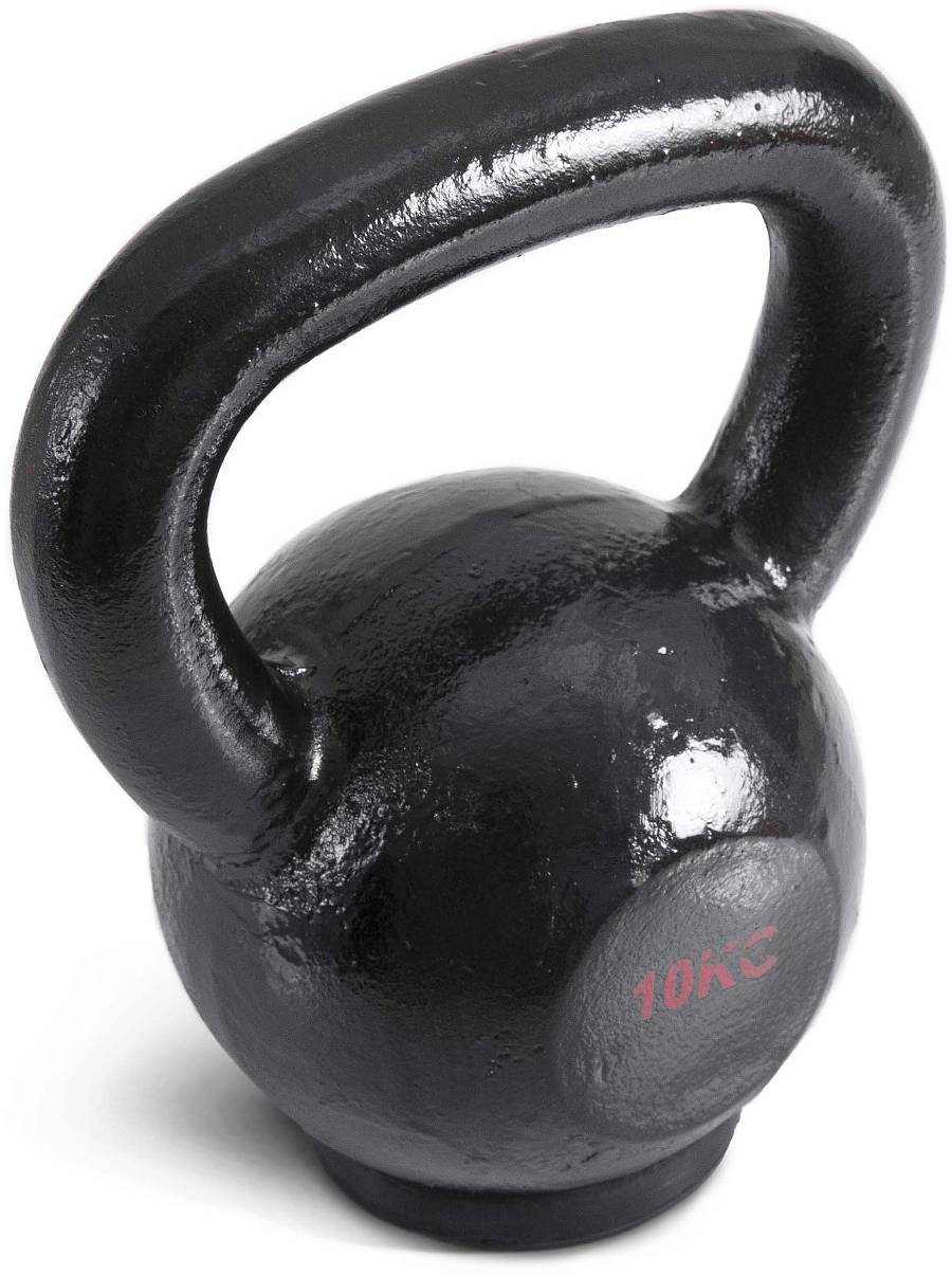 AMILA Kettlebell Cast Iron Rubber Base 10Kg