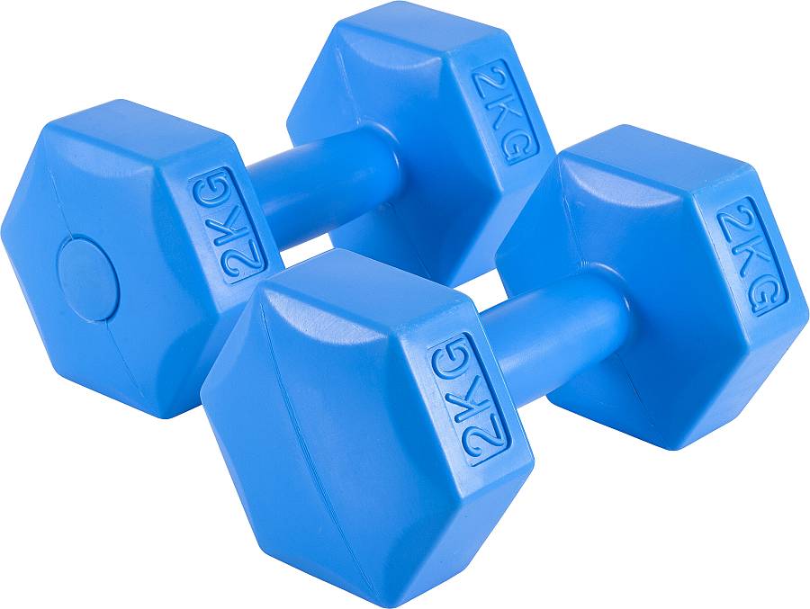 Αλτήρας Εξάγωνος Plastic Series 2,00Kg (Ζευγάρι)