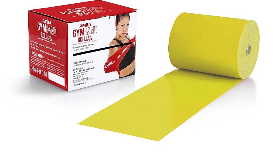 Λάστιχο AMILA GymBand Ρολό, Πολύ Μαλακό