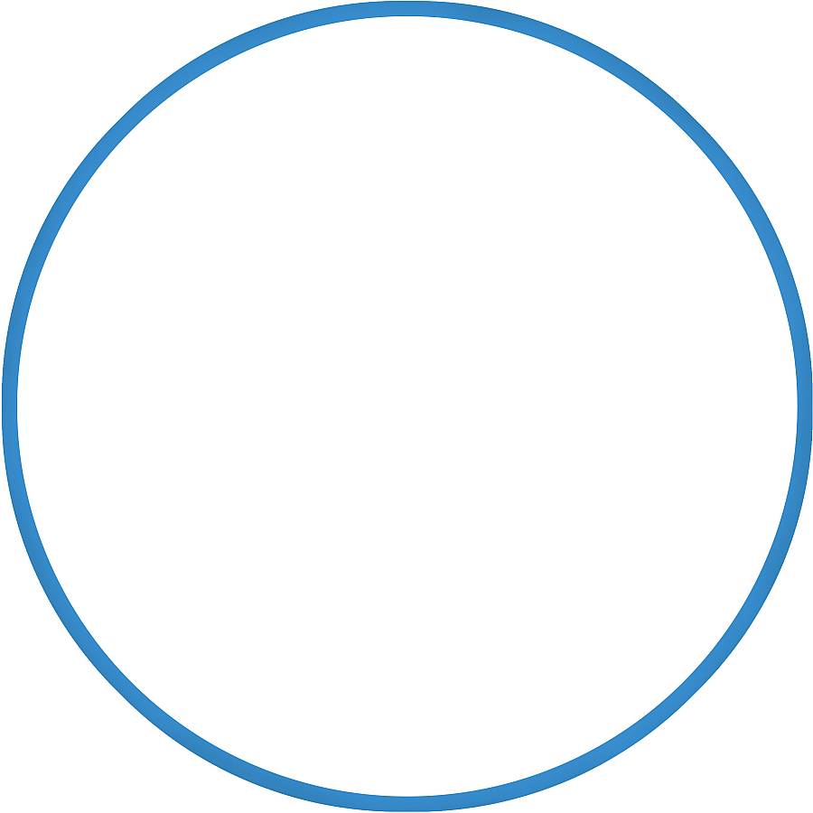 Χούλα-Χουπ 76cm - Φ18mm - 185gr, Μπλε