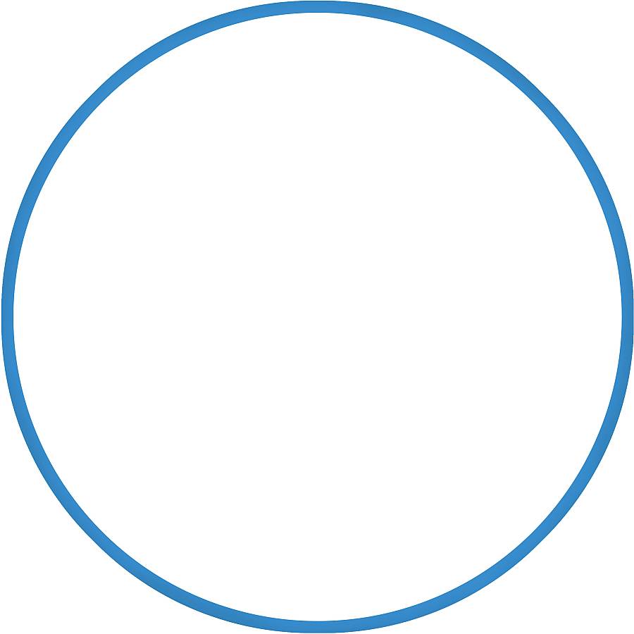 Χούλα-Χουπ 60cm - Φ18mm - 155gr, Μπλε