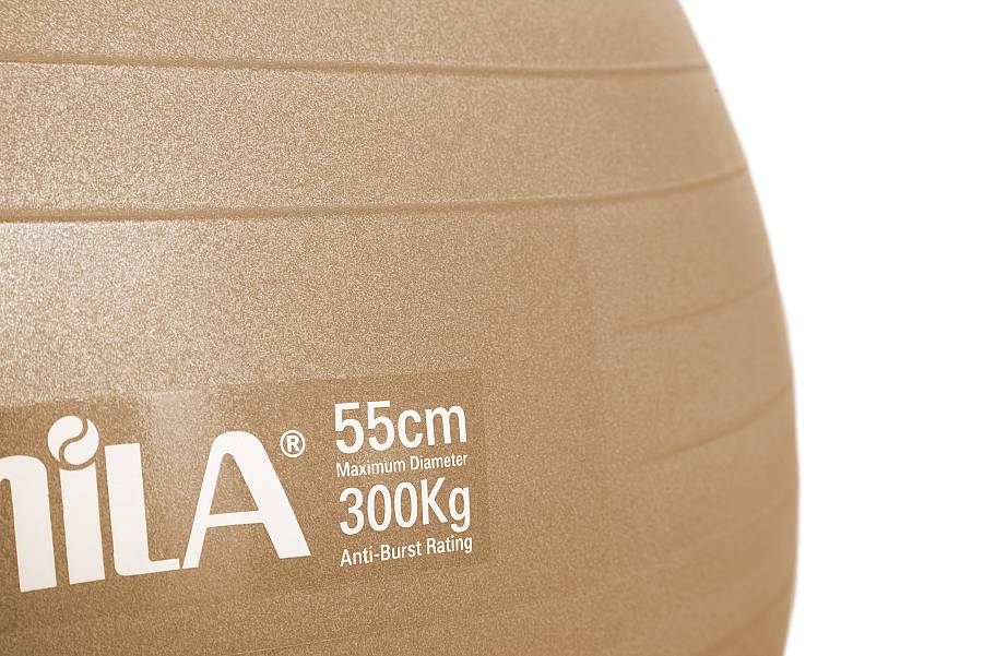 Μπάλα Γυμναστικής AMILA GYMBALL 55cm Χρυσή Bulk