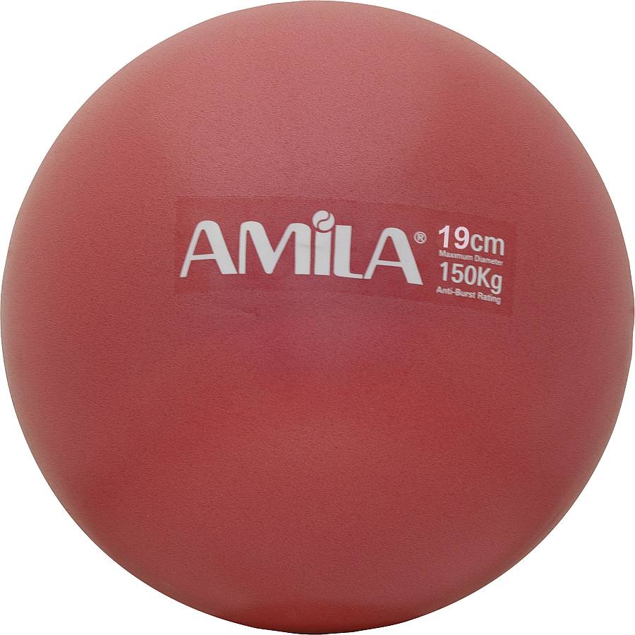Μπάλα Γυμναστικής AMILA Pilates Ball 19cm Κόκκινη Bulk