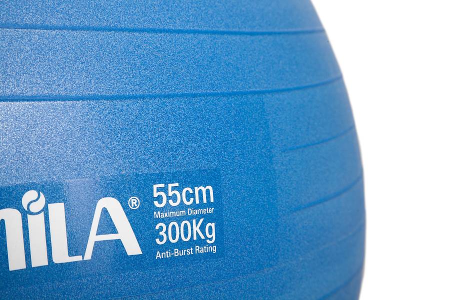 Μπάλα Γυμναστικής AMILA GYMBALL 55cm Μπλε Bulk