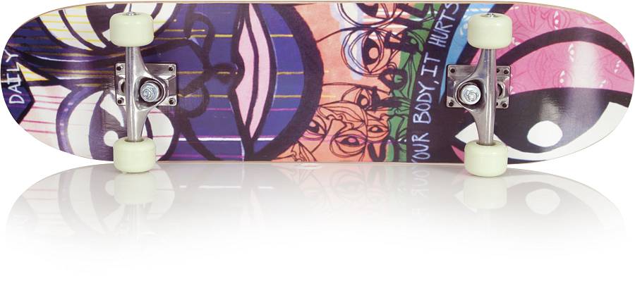 Τροχοσανίδα Skateboard AMILA Skatebird+ Tiki