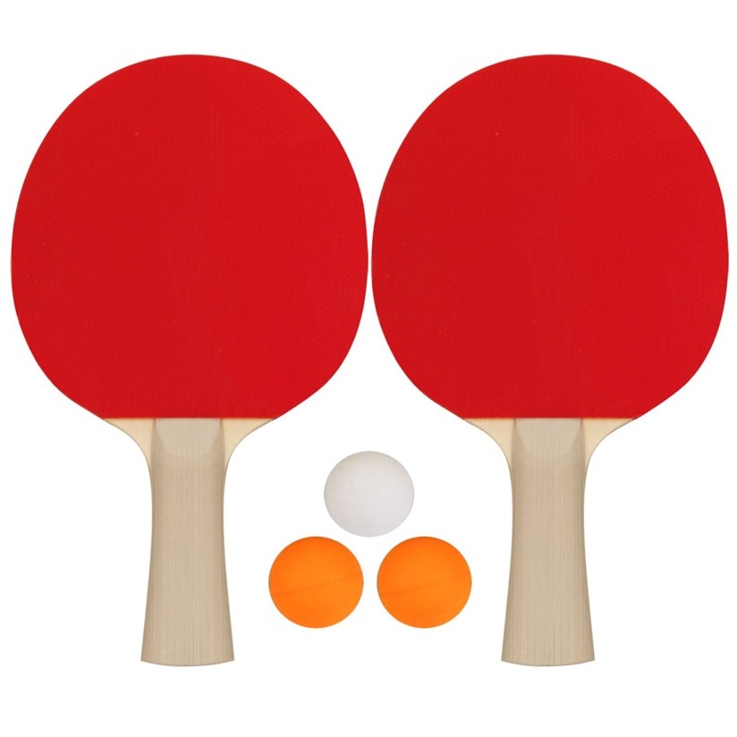 Σετ 2 Ρακέτες Ping Pong & 3 Μπαλάκια Recreational