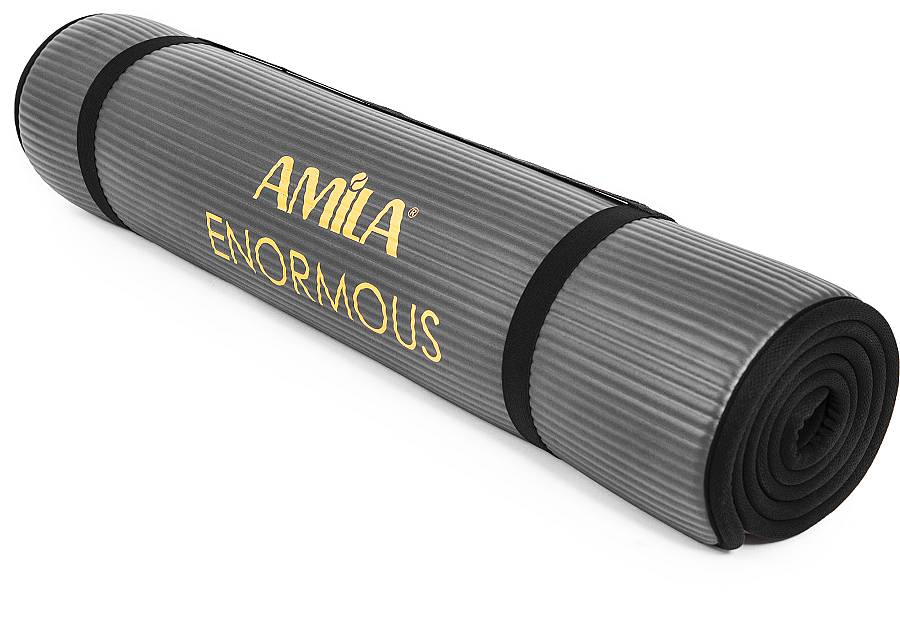 Στρώμα Γυμναστικής NBR 10mm 80Kg Μαύρο ENORMOUS