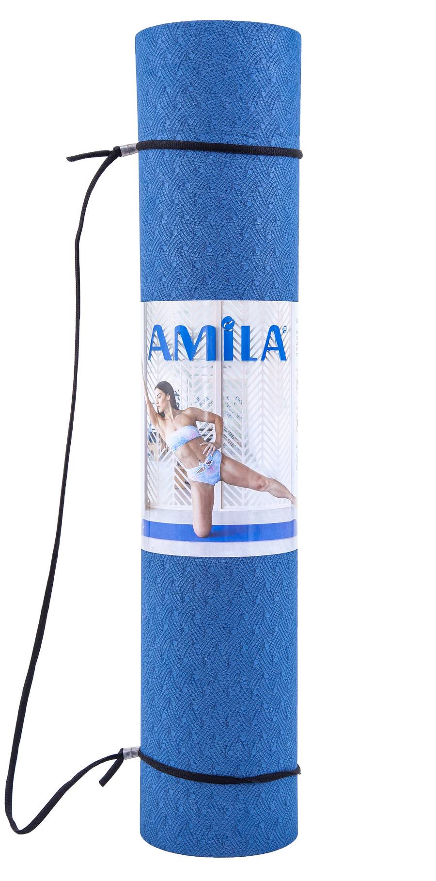 Στρώμα Yoga 6mm TPE Μπλε/Γαλάζιο